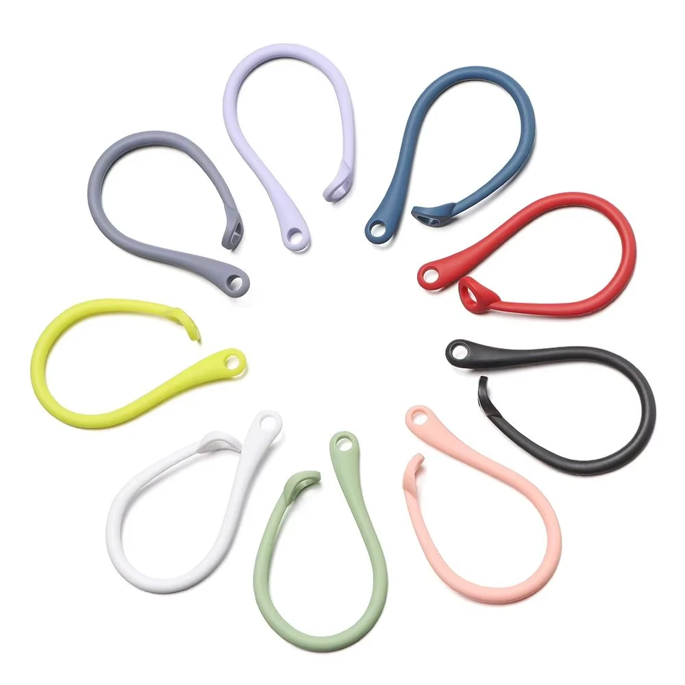 Ganci per le orecchie anti-smarrimento in silicone da 2 pezzi per Airpods 1/2/3/pro/pro 2, ganci anti-goccia sportivi sicuri per auricolari wireless