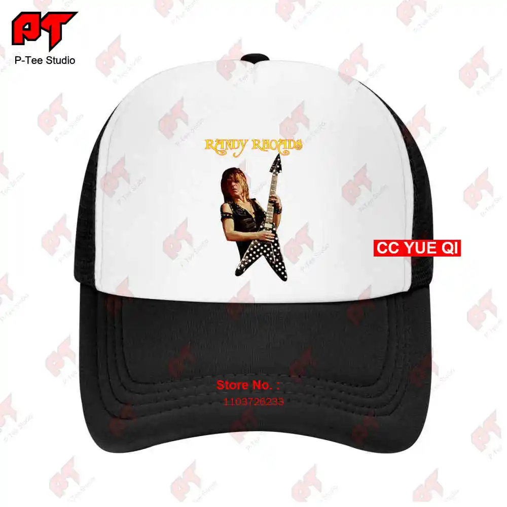 New Randy Rhoads Hard Rock Guitarist Baseball Caps Truck Cap X74C