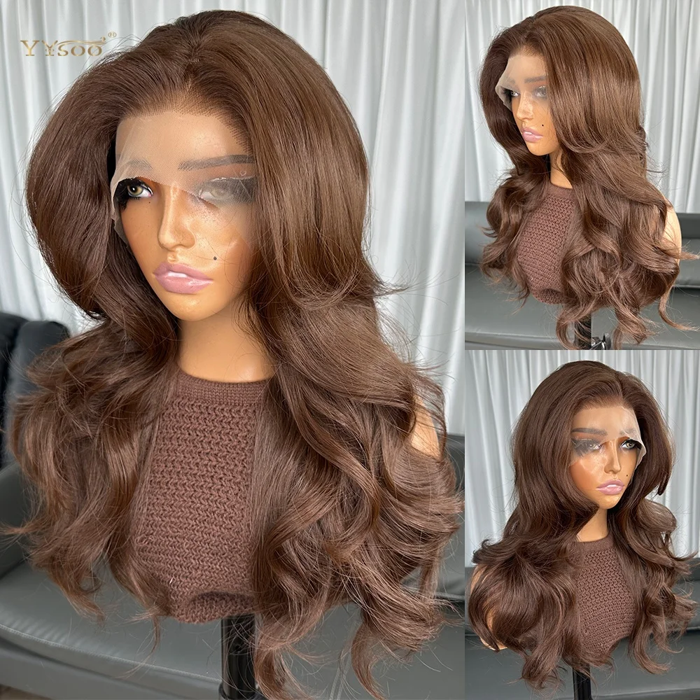 

Хит продаж: термостойкие синтетические парики с естественной линией роста волос и эффектом натуральных волнистых прядей, без клея, для повседневного использования чернокожими женщинами