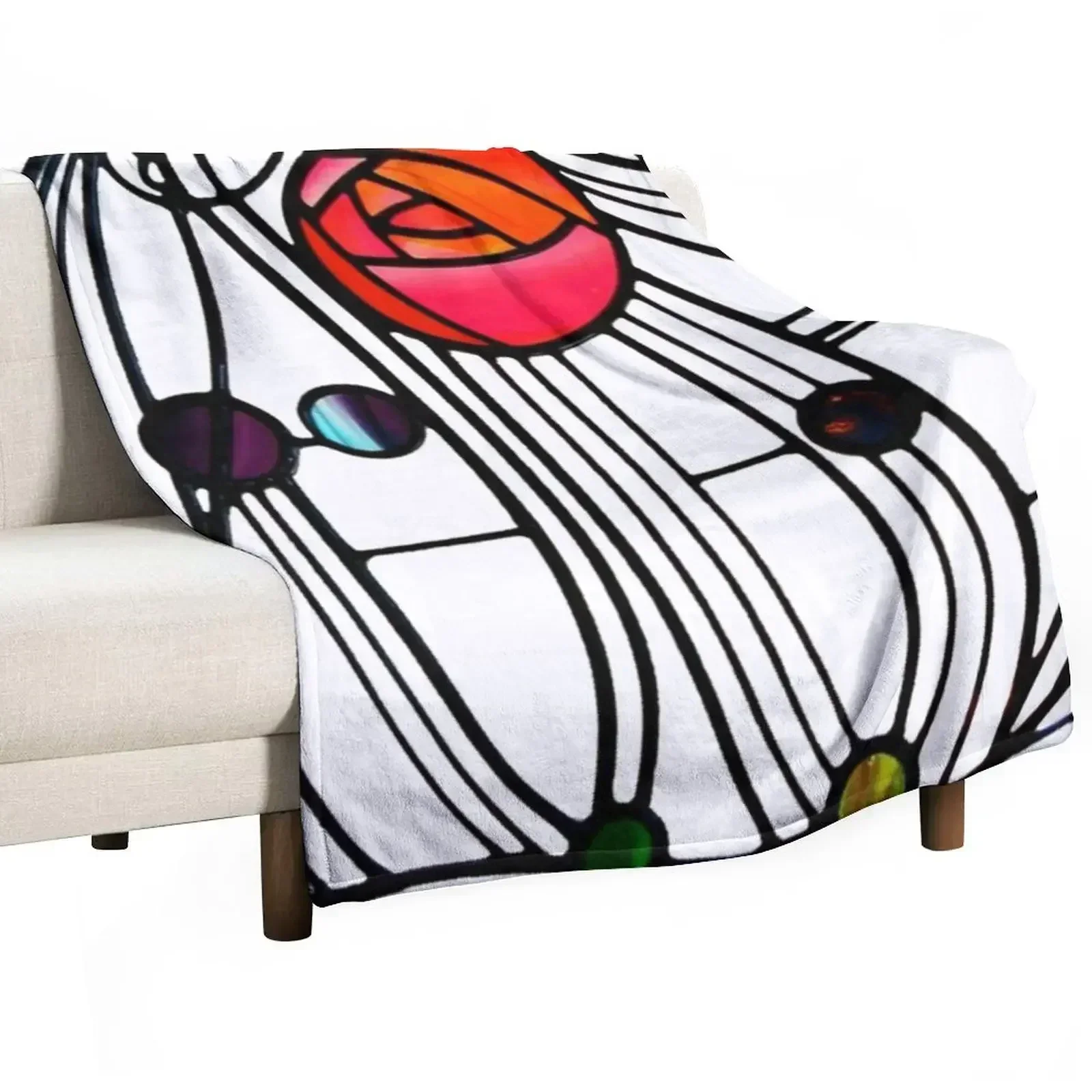 Charles Rennie Mackintosh - Window,No, 01. Throw Blanket anime Blankets For Baby Sofa Throw Softest Luxury Brand Blankets