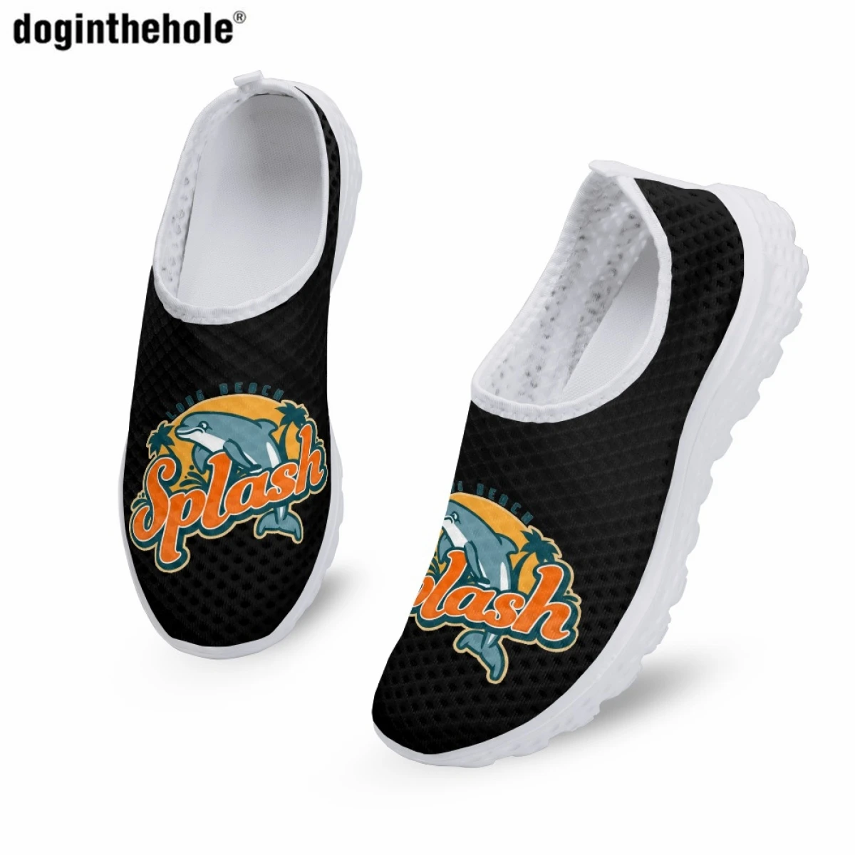 California State Long Beach Women Summer Casual Flat Shoes Comfor Breathable Mesh Shoes Light Hospital Nursing Shoe