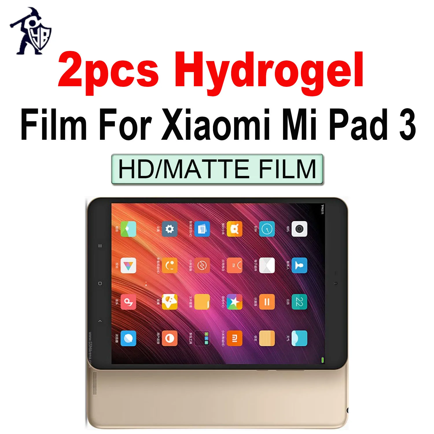 

2pcs HD Tablet Film For Xiaomi Mi Pad 3 Screen Protector 7.9" Clear Matte Hydrogel Film Full Cover Soft Not Glass