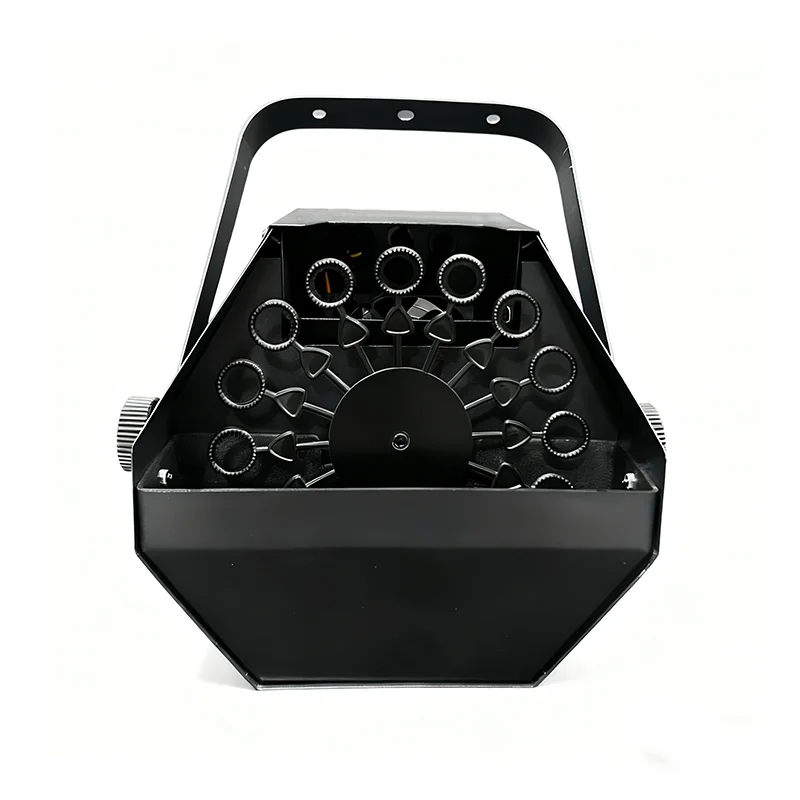 Professional-Grade Iron 60W Bubble Machine Remote Control Manual-Control Stage Effects Equipment for Weddings Events Parties
