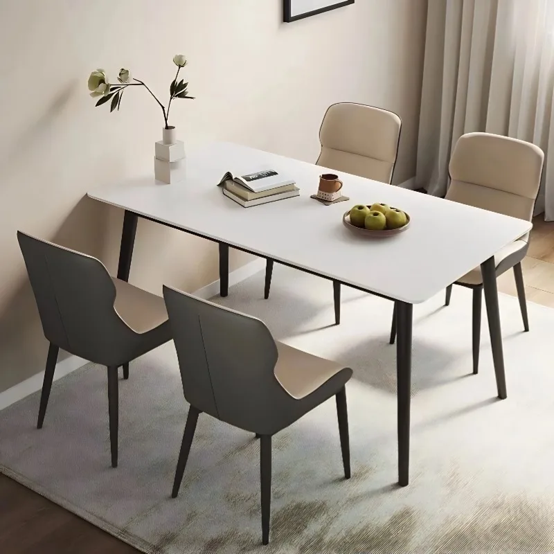 Modern Minimalist Leather Dining Chair – Versatile Backrest Chair for Home, Office, Hotel & Commercial Use view 6