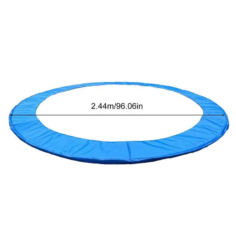 8/10Ft Trampoline Pad Protection Cover Universal Replacement Trampoline Safety Pad Water-Resistant Protective Cover Spring Cove