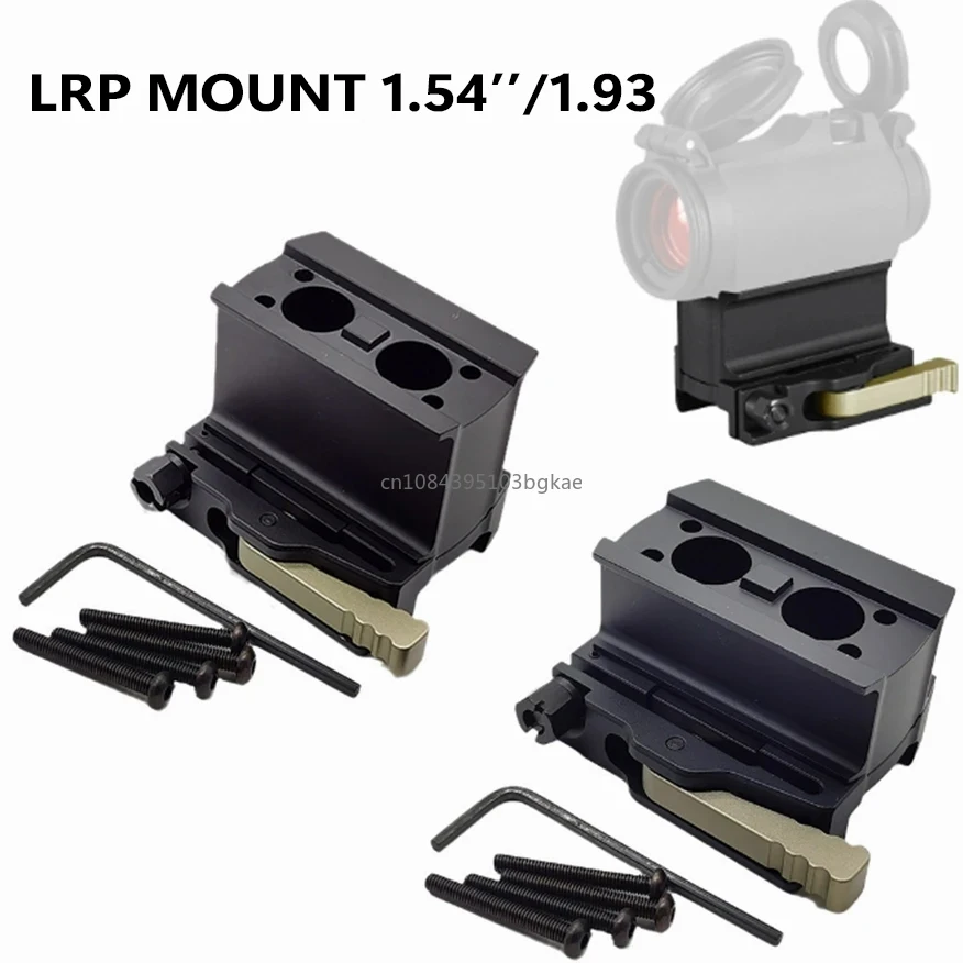 

Tactical LRP Mount with Spacer 1.57 and 1.93 inch Height Mount for THW2 MHW5 R5 Red Dot Sights Hunting Tactical Airsoft Rifles