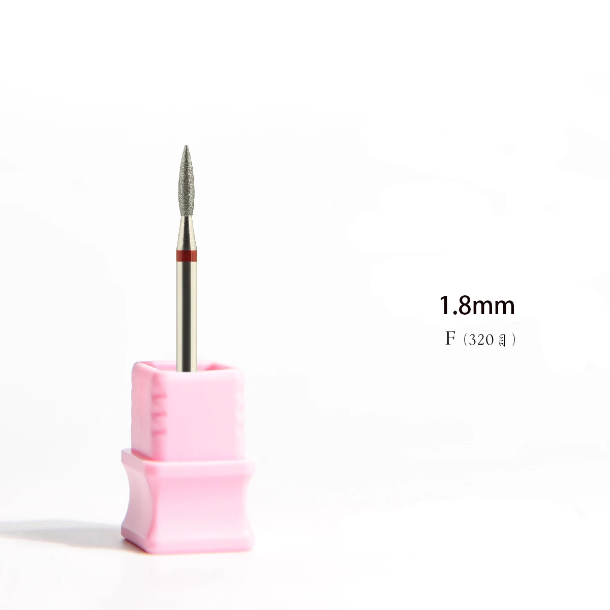 Punte da trapano per unghie diamantate super fini a forma di fiamma Mulini russi Cuticola Pulita Burr Punte per manicure elettriche Accessori per unghie