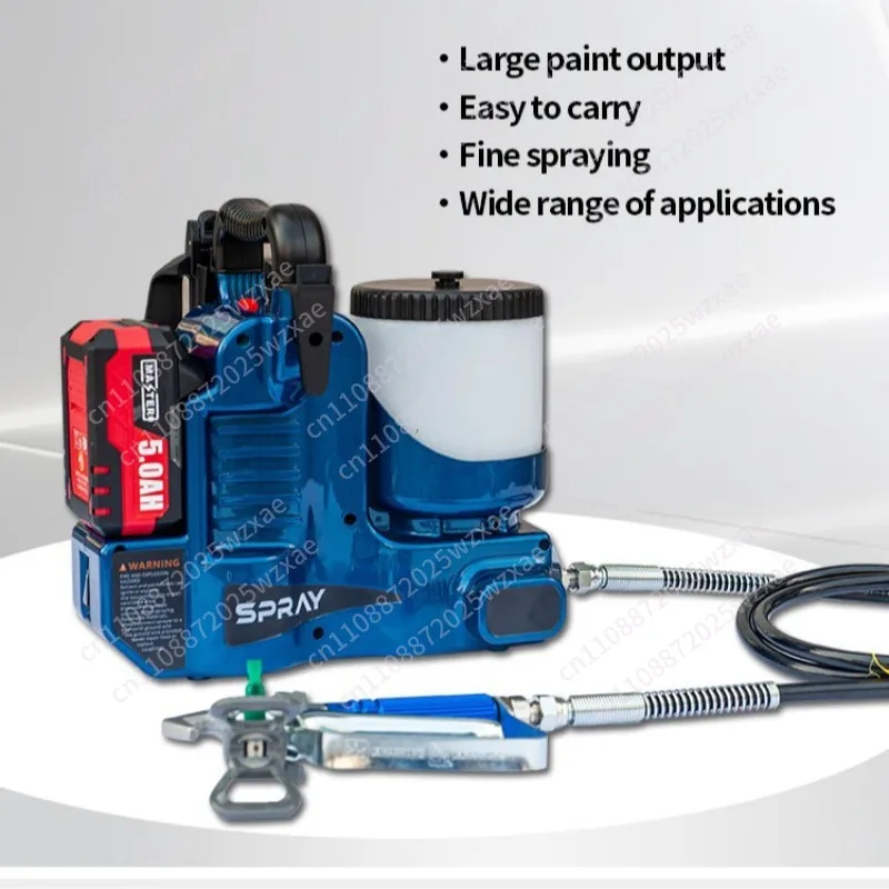 High Pressure  Spraying Machine Electric Paint Sprayer Airless Spray  Lithium Battery Airless Spray Machine