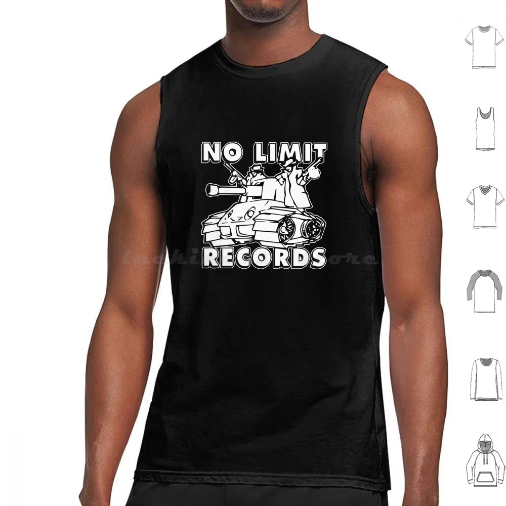 Camisetas sin mangas con Logo de Hip Hop sin límite, chaleco sin mangas, sin registros de límite, Def Jam, Rap, Hip Hop, registros clásicos de la antigua escuela