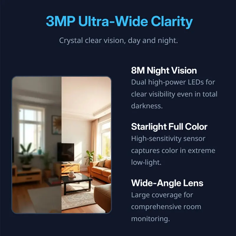 Ultra-clear 2K Surveillance Camera Remote Control Via Mobile Phone Rainproof Indoor Starlight Full-color Wireless Wifi Camera