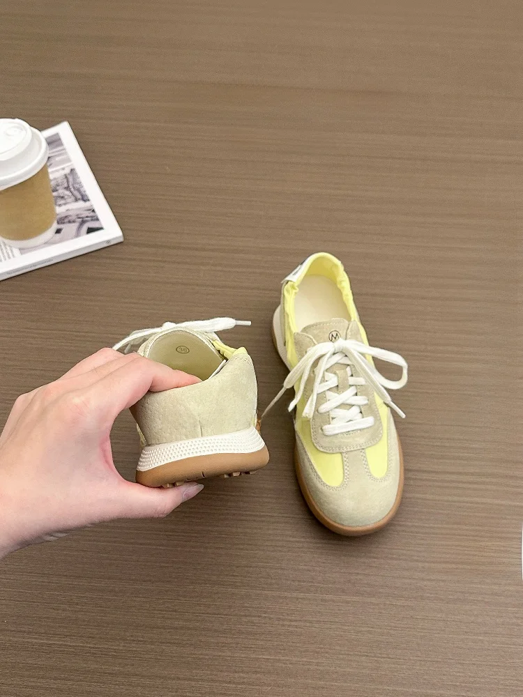 zapatillas-deportivas-casuales-para-mujer-modelo-ballet-deux-amarillas-primavera-verano-2026-con-plataforma-transpirables