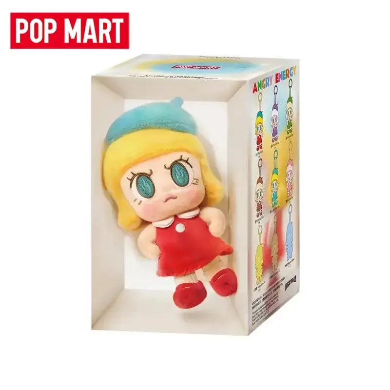 

POP MART Angry Molly Mood Blossom Series Plush Toy Mystery Box Genuine Blind Box Guess Toys Bag Ornament Figurines Home Decor
