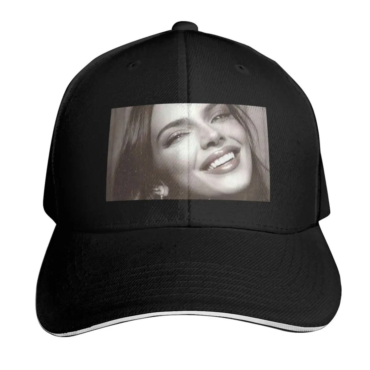 

Kendall smiling Baseball Cap Bobble Hat Military Tactical Cap Trucker Hat Ball Cap For Women Men's
