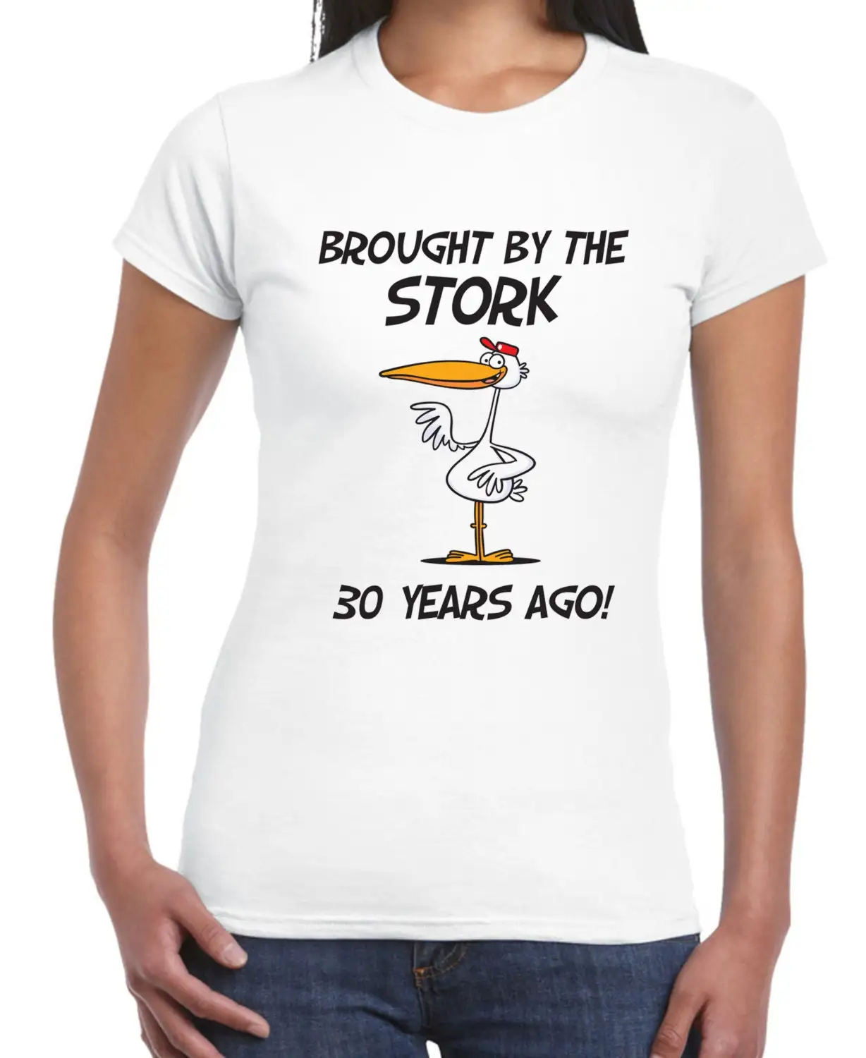 Brought By The Stork 30th Birthday Women's T Shirt