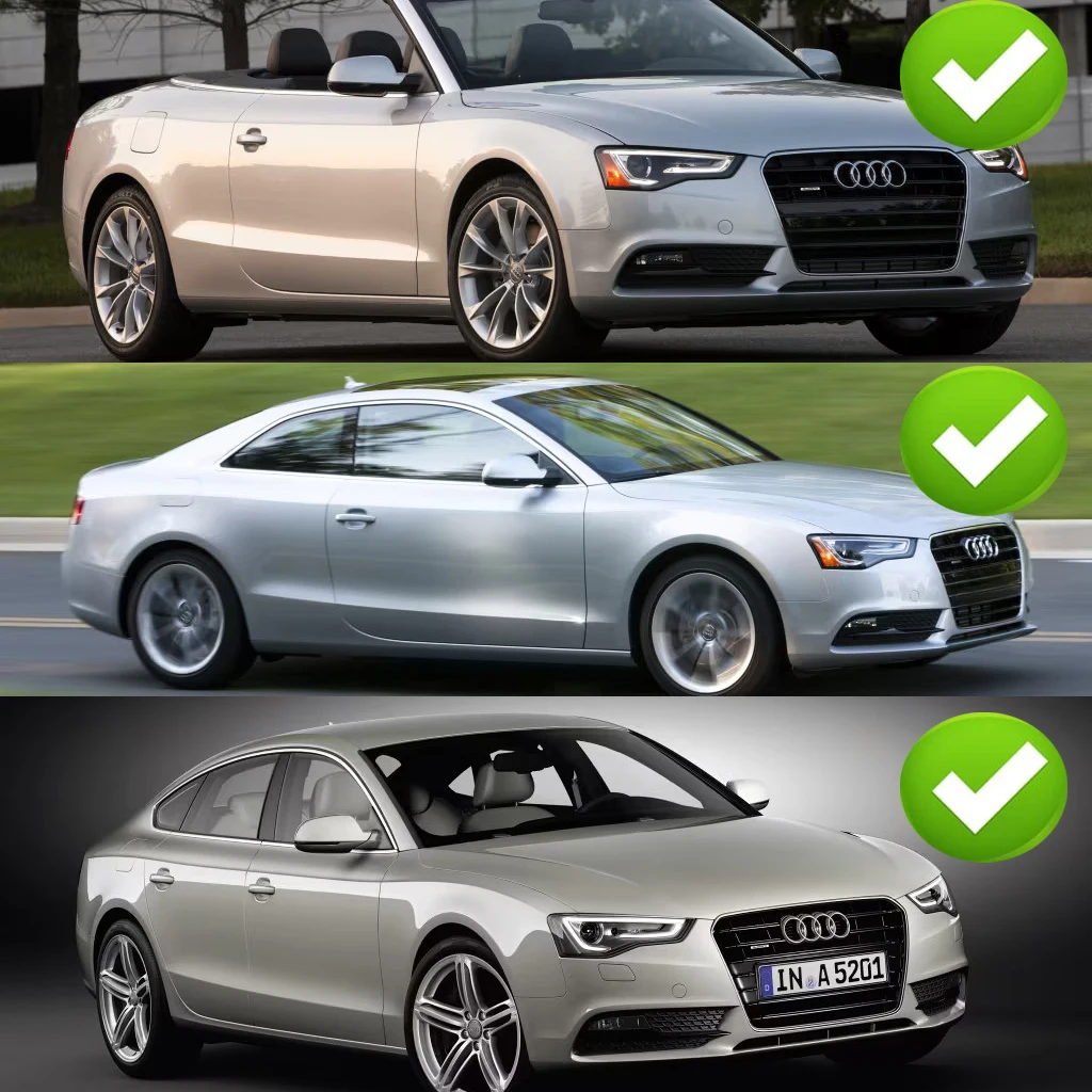 يصلح لأودي A5 B8 سبورتباك كواترو 2012 2013 2014 2015 2016 المصد الأمامي الفاصل الشفاه الناشر طقم الجسم سبويلر الحرس #5