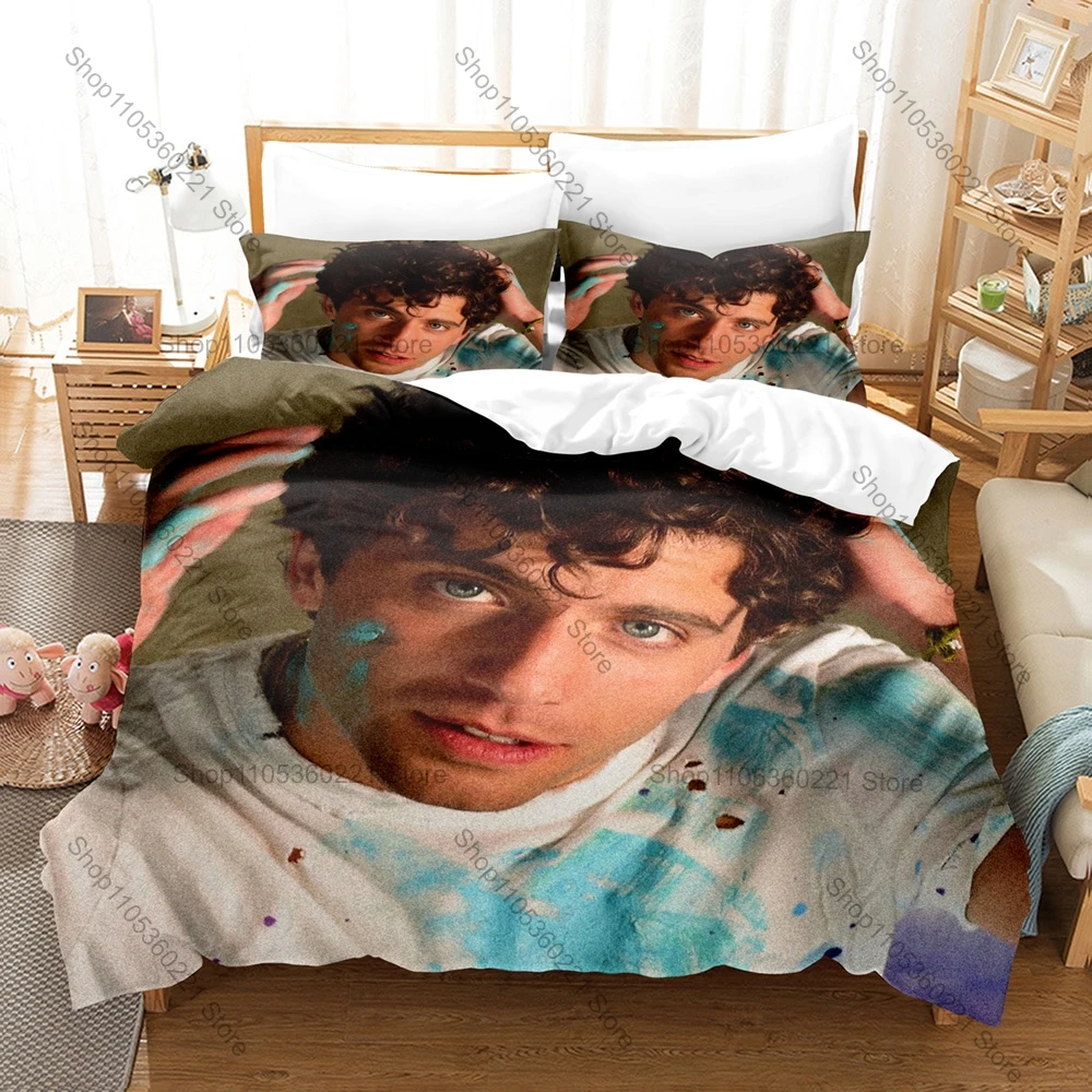 Mark Ambor Duvet Cover + 2 Pillowcases Rockwood Debut Album Print 3Pcs Zipper Quilt Cover For Singer Fan Bedroom Decoration