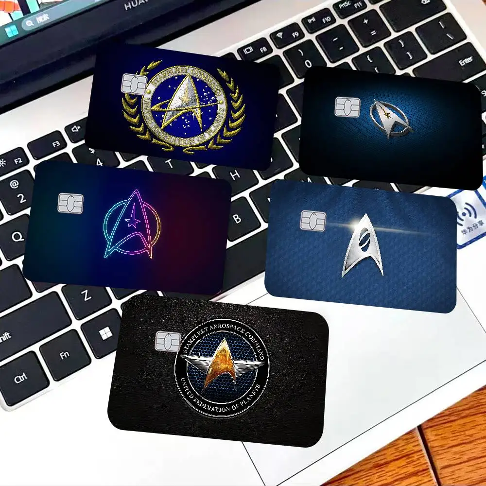 TV S-Star T-Trek Credit Card Skin Stickers No Adhesive Residue Water Proof for VISA Credit Card Subway Access Card view 5
