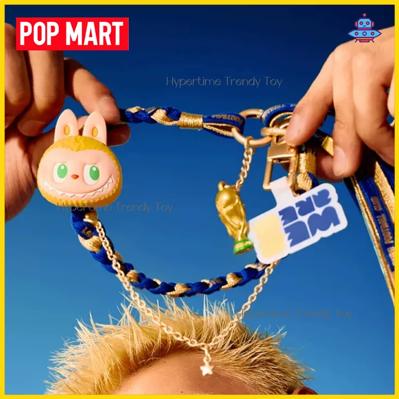 Spot Goods Pop Mart Labubu Blind Box THE MONSTERS × FIFA Series Long Lanyard Pendant Trendy Portable Toy Collectible Gifts view 4