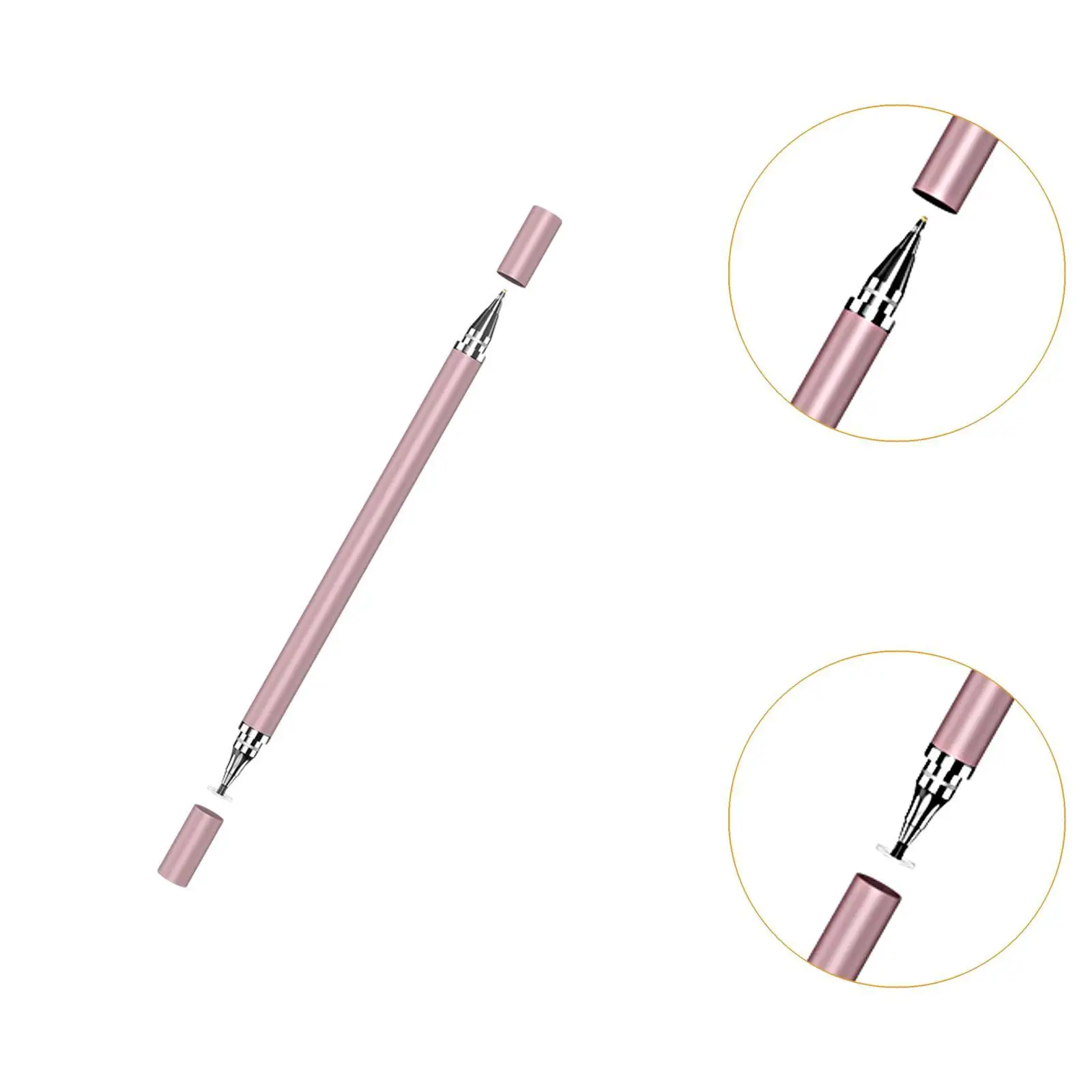 2 in 1 Capacitive Pen Easy to Use Point Touch Pen for Editing Gaming Drawing