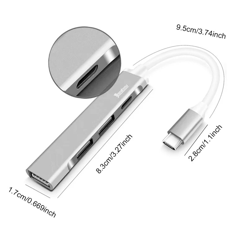 Coolfish Usb3.0 Docking Station Is Suitable For Mobile Phones,tablets And Computers High-speed Multi-function Four-in-one Hub