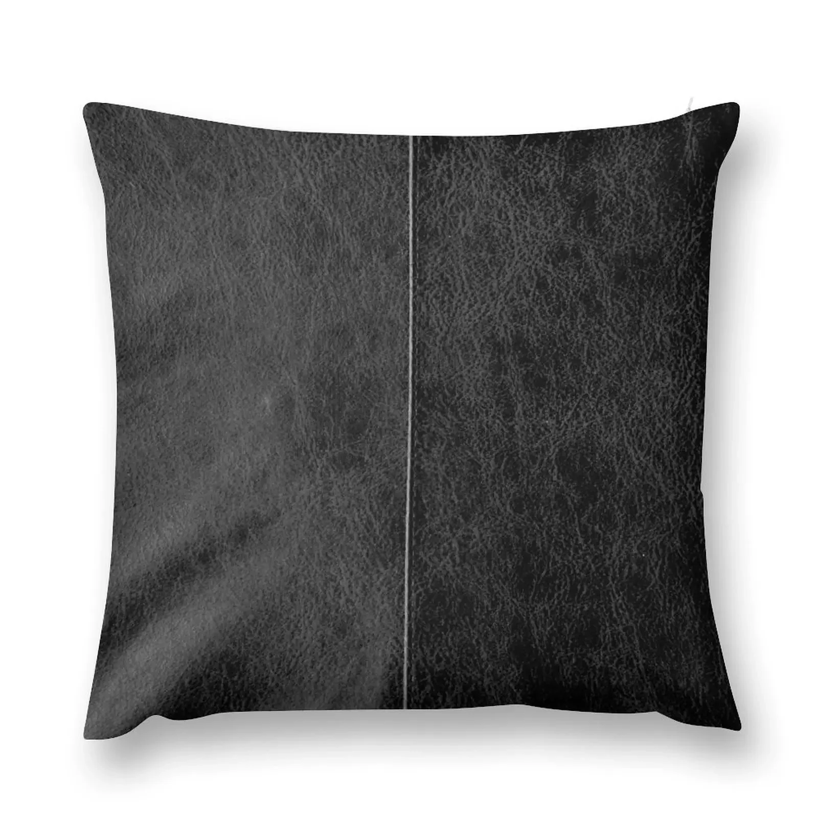 

Black Antique Leather Texture Effect Throw Pillow Christmas Throw Pillows Covers Decorative pillow case Throw Pillow