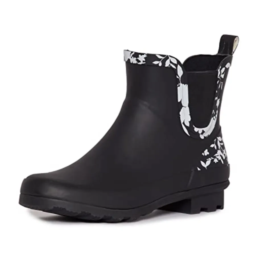 

Laura Ashley Women's Waterproof Mid Cut Ankle Rain Boots