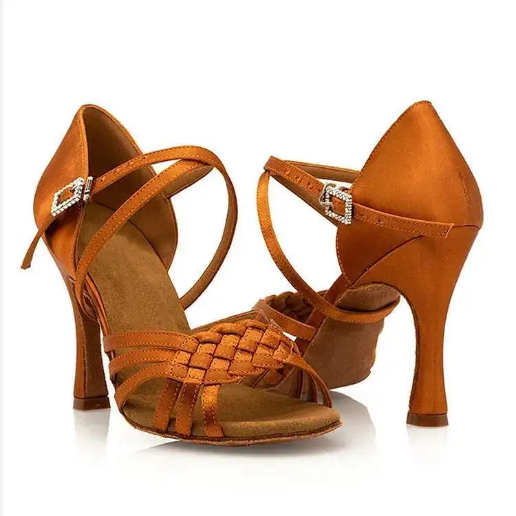 

Professional Latin Dance Shoes, Women's Adult Summer Sandals, Indoor Soft Soled Dance Shoes, National Standard Social Dance