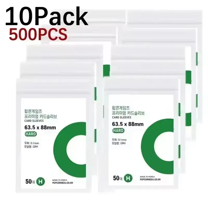 Korea Clear Kpop Fotokaart Mouw Anti-kras Transparante Protector Tas Voor Popcorn Diy Game Voetbal Koreaanse idool Kaarthouder