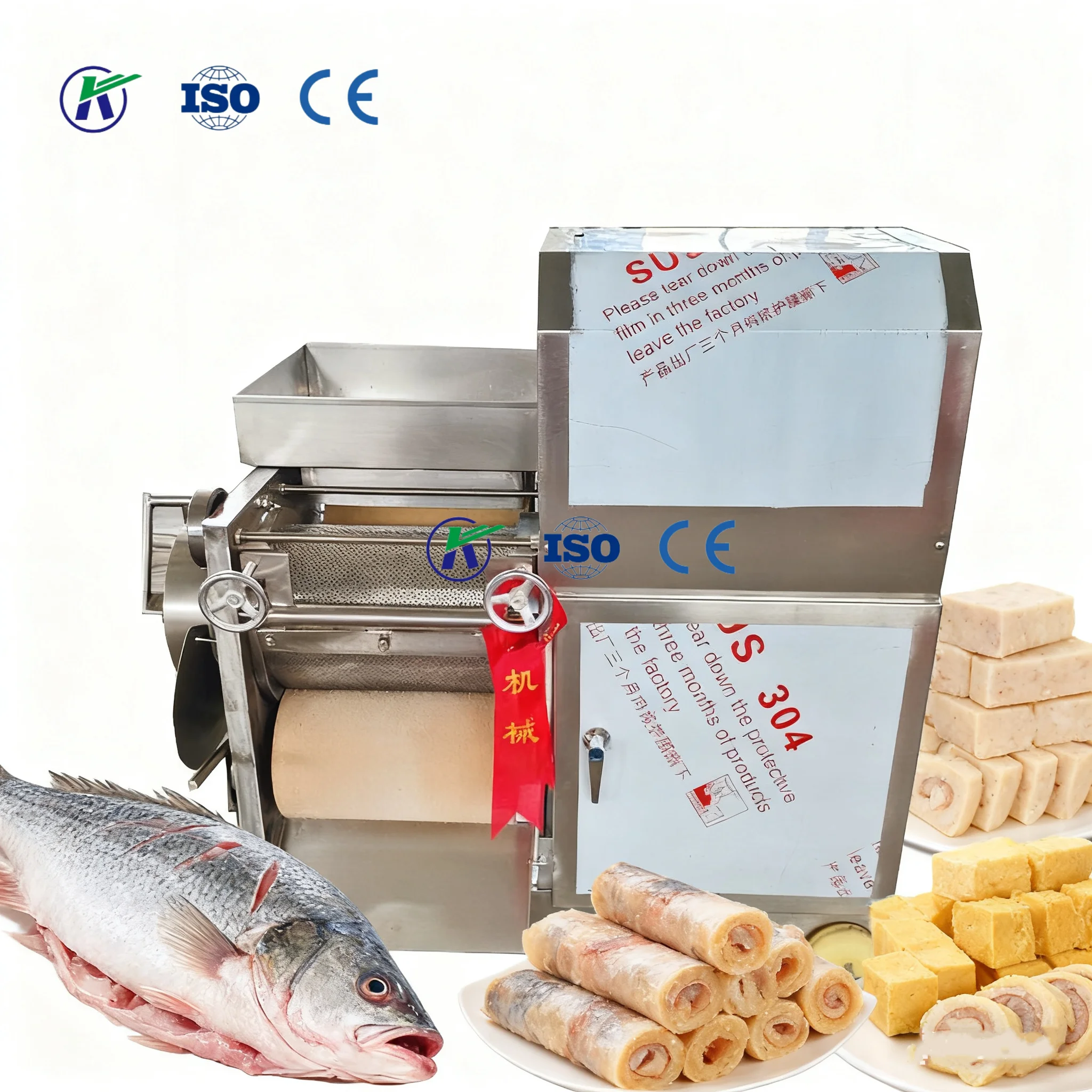 

High-Efficiency Fish Meat Separator Automatic Fish Deboning Machine for Seafood Processing and Filleting