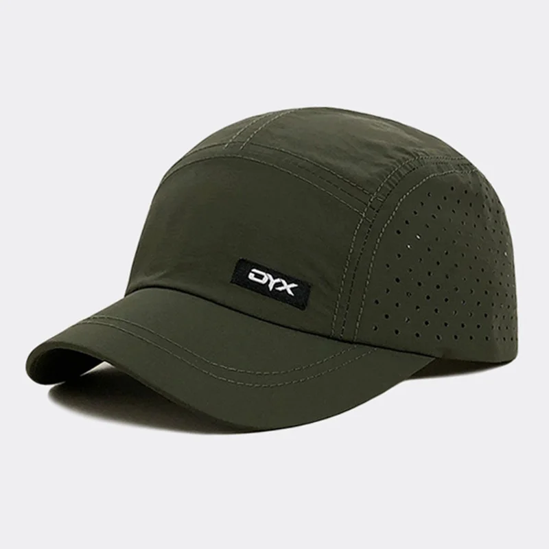 Eine Herren-Kappe mit kurzer Krempe, neuer Sommerstil, atmungsaktive und schnell trocknende Baseballmütze, leichte Soft-Top-Entenschnabelmütze für Damen – Detail 4