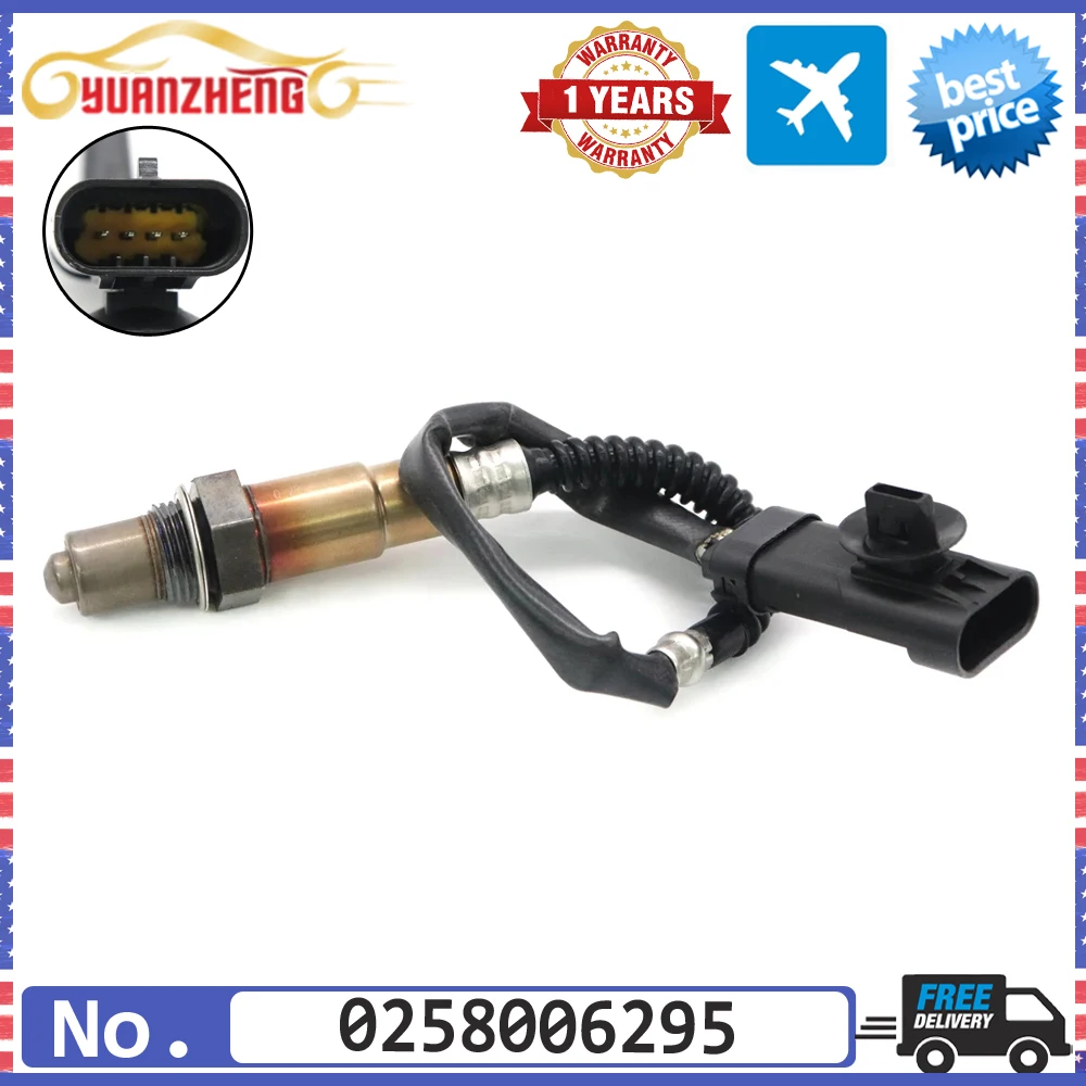 NEW  0258006295 Air Fuel Ratio Sensor Lambda Oxygen O2 Sensor For Renault Clio Laguna Megane Espace Grand Scenic Kangoo