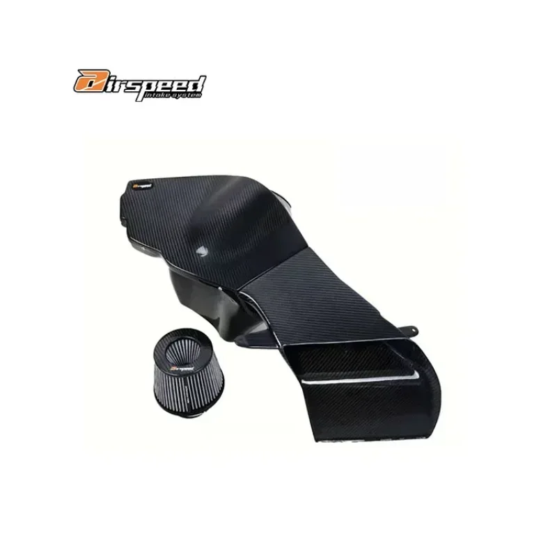 Airspeed Brand Light Weight and High Strength 100% Dry Carbon Fiber Cold Air Intake System For AUDI S5 B8 EA837