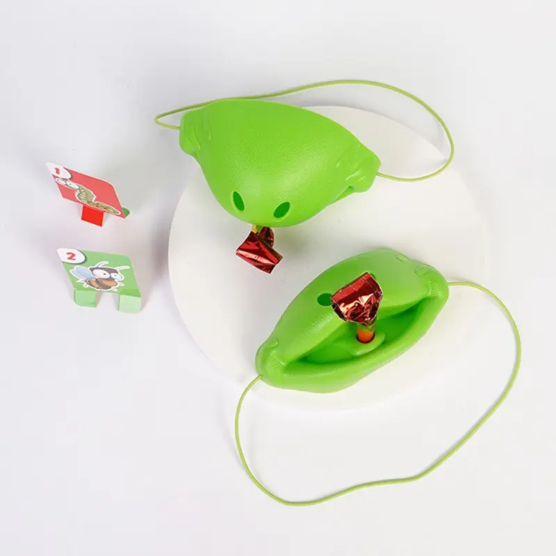 Lizards Mask Toy Frog Tongue Sticking Funny Parent Child Interactive Desktop Toy