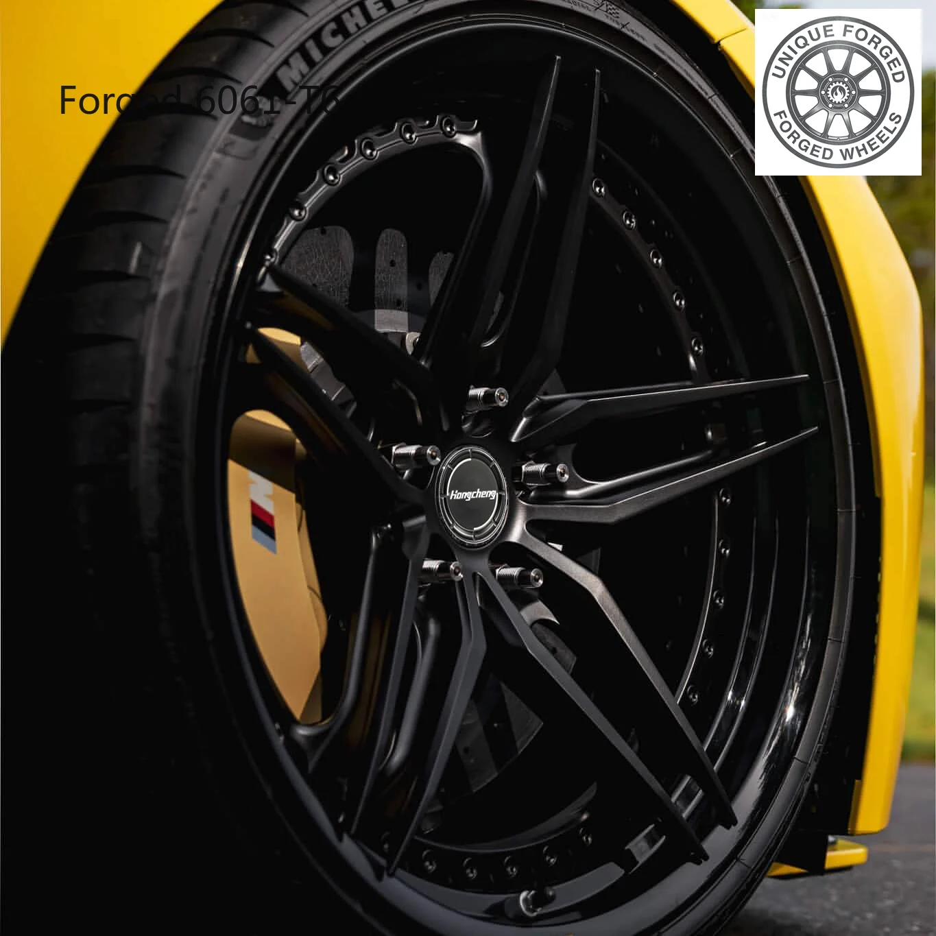 New model of 26 18 19 20 22inch 5 Holes Car Wheels Monoblock 2 Piece Front and Rear Custom Wheels for