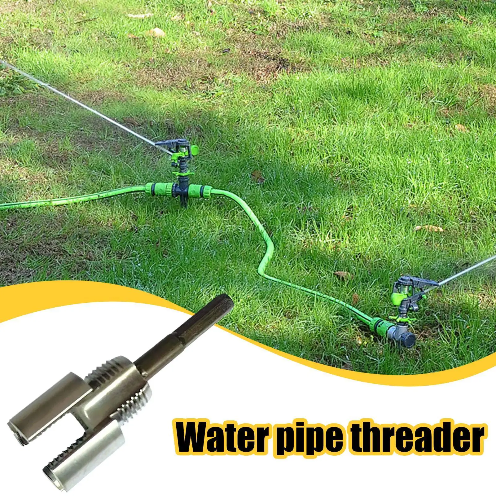 PVC Pipe Threader Water Pipe Rethreading Tool Carbon Steel Opener Cutting Tap for Precision Threading And Rethreading Opening
