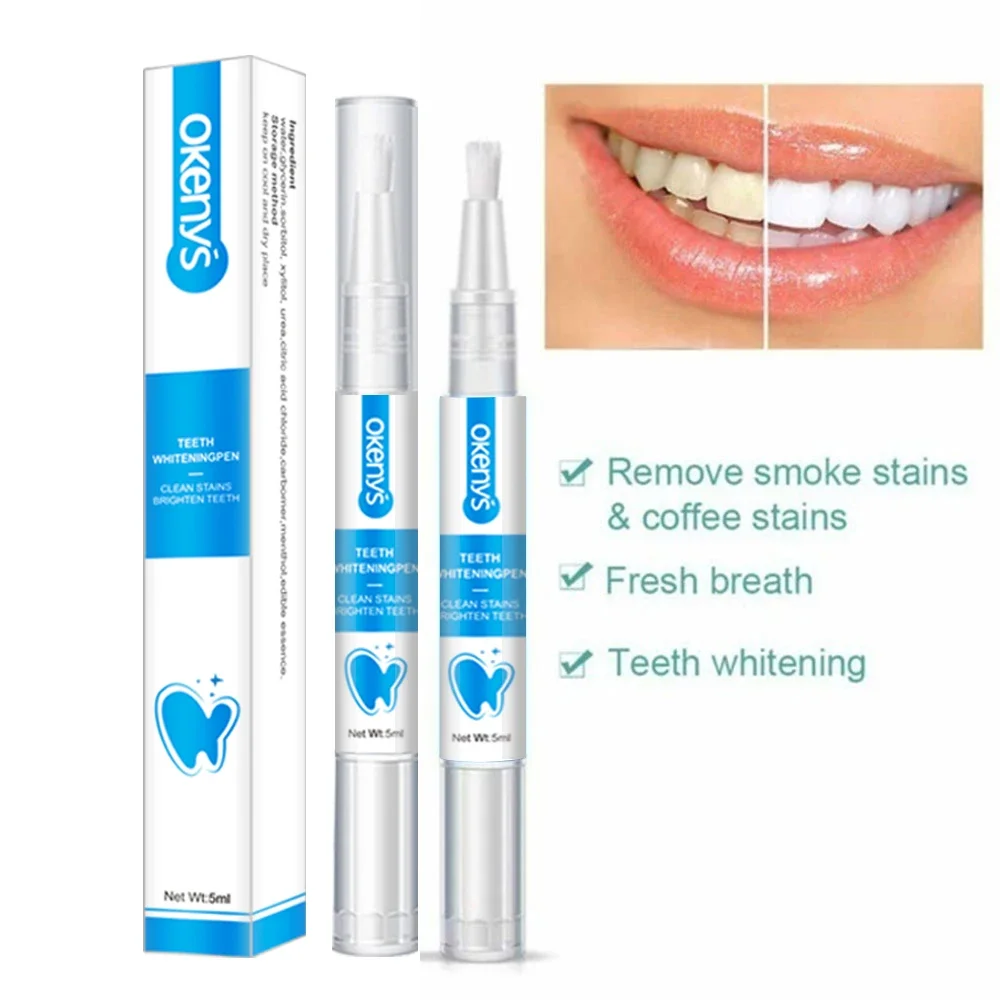 Whitening Tooth Pen Remove Smoke Stains, Coffee, Tea, Freshen Dad Breath, Oral Hygiene, Dental Care Essence, Teeth Whitening Gel