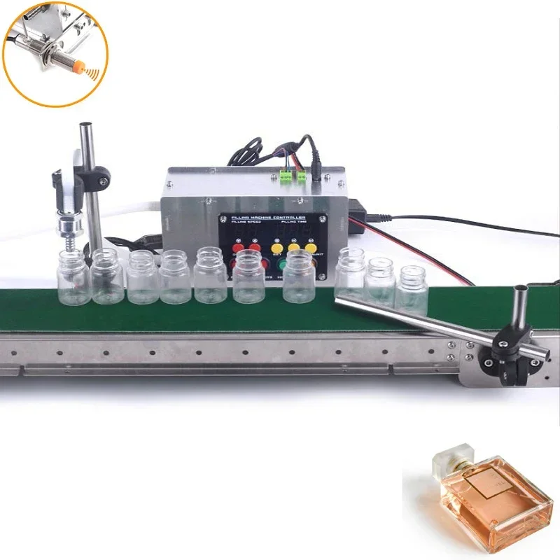 Automatic Conveyor Belt Dispensing hine Single Head Liquid Filling hine Intelligent Induction Quantitative High Precision