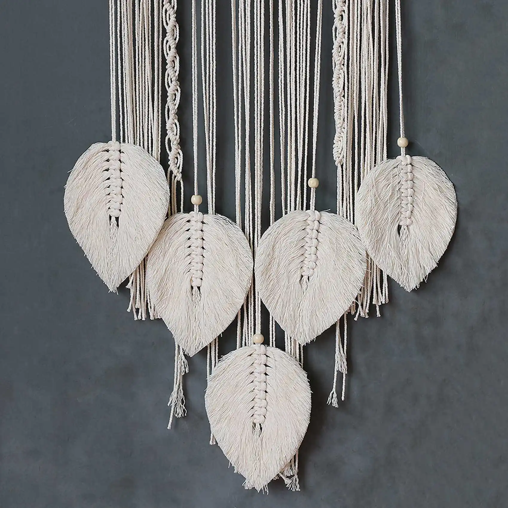 ABRW-Macrame Dream Catcher Large Wall Hanging Handmade Dream Catcher Boho Tassels For Bedroom Living Room Decoration Gift