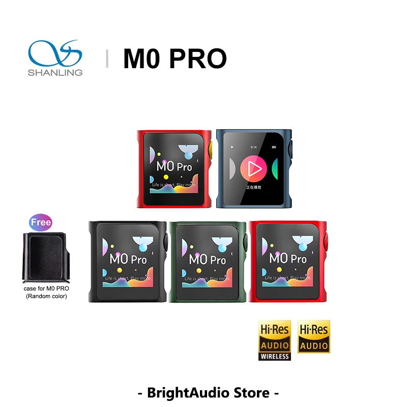 SHANLING M0 Pro Hi-Res Audio Portable HIFI Music Player MP3 USB DAC AMP Dual ES9219C Bluetooth 5.0 LDAC APTX PCM384 DSD125