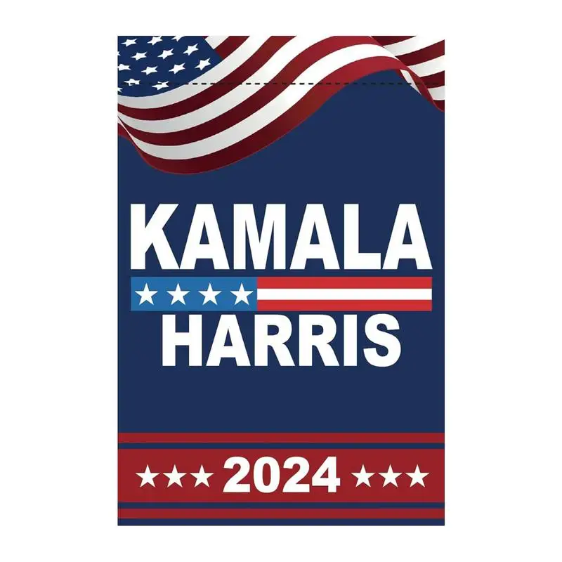 Kamala Devi Harris Flag Outdoor Decorative Banner 12x18 Inch Patio Flag Garden Election Banner Outdoor Flag For Porches