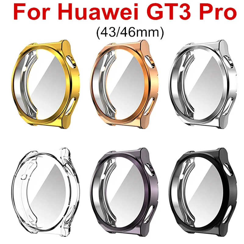 Screen Protector Case For Huawei Watch GT3 Pro 43mm 46mm GT3 GT2 Pro 42mm 46mm GT 2e  2Pro GT 3 Pro TPU Case Protective Cover