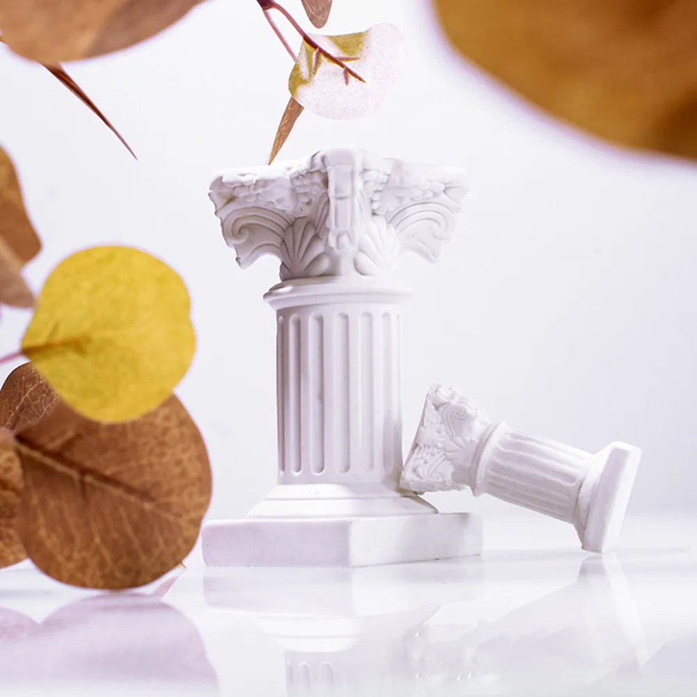 

Набор из 8 подставок для римских колонн, винтажные, устойчивые, нескользящие, для использования в помещении и на улице, для декора, подставки для цветочных горшков, для ландшафтного дизайна сада