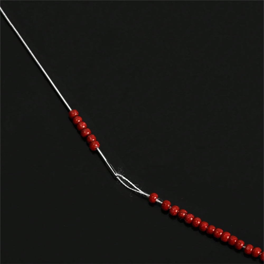 10PCS Super Lange Edelstahl Perlen Nadeln 12CM Einfache Schmuck Machen Werkzeuge Perlen Pins für Perlen DIY schmuck Machen – Detail 5