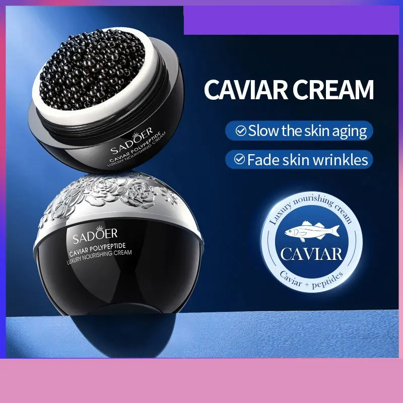 

Caviar Anti-Wrinkle Face Cream Collagen Anti-Aging Firming Lift Fade Fine Lines Moisturizing Smooth Brighten Skin Care Products
