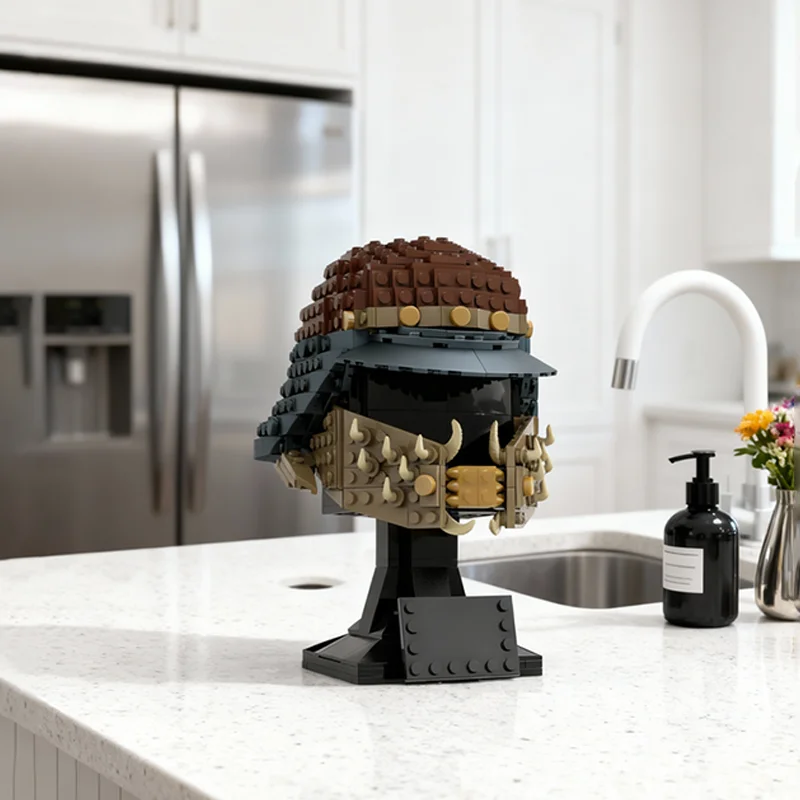 

598pcs MOC Lando Calrissian Skiff Guard Helmet Star Battle Model Building Blocks Room Decor, Home Decor For Kids Christmas Gift