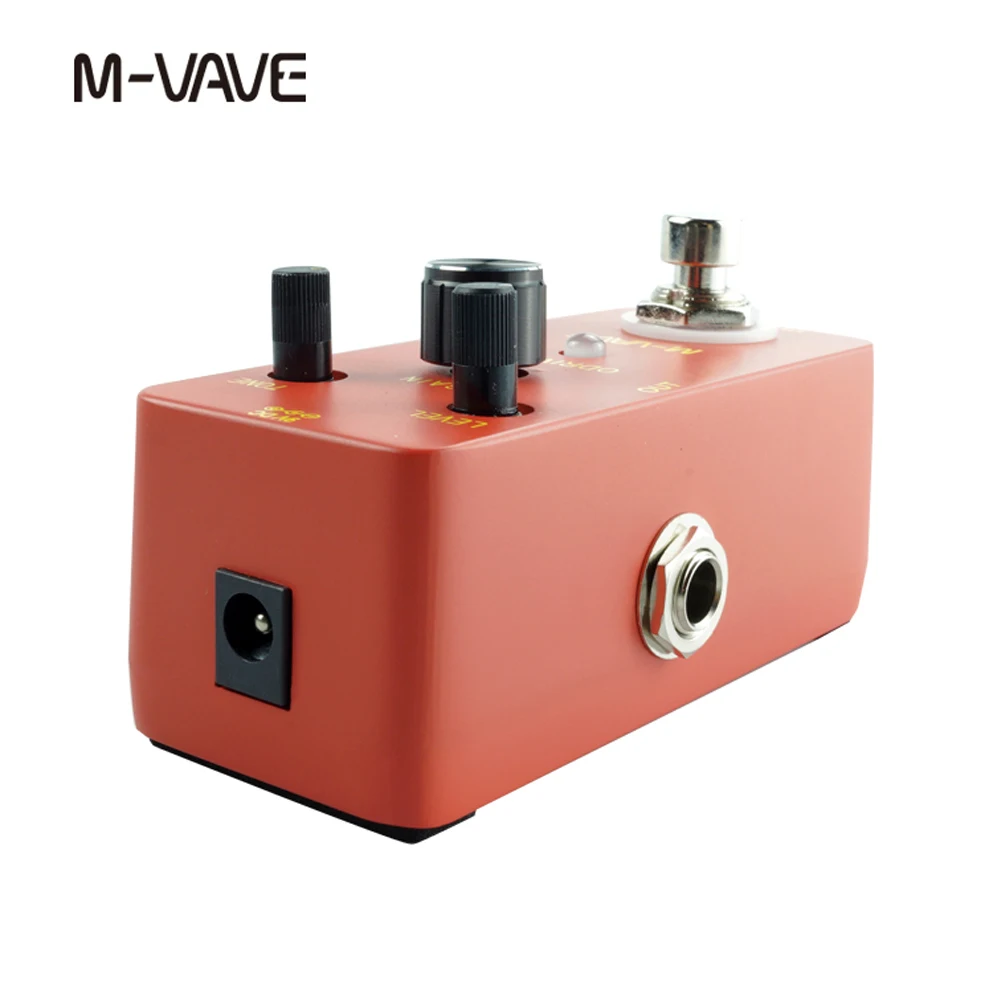 M-VAVE Overdrive TS تأثير الغيتار دواسة الغيتار كتلة واحدة تأثير جهاز صحيح تجاوز الغيتار دواسة أجزاء الغيتار وملحقاتها