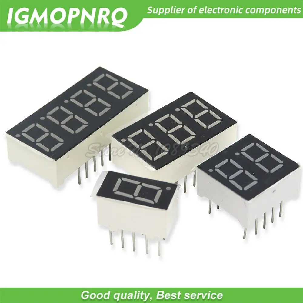 5PCS/lot 0.4inch LED display 7 Segment 2 Bit 3 Bit 4 Bit Digit Tube Red Common Cathode / Anode Digital 0.4 inch led