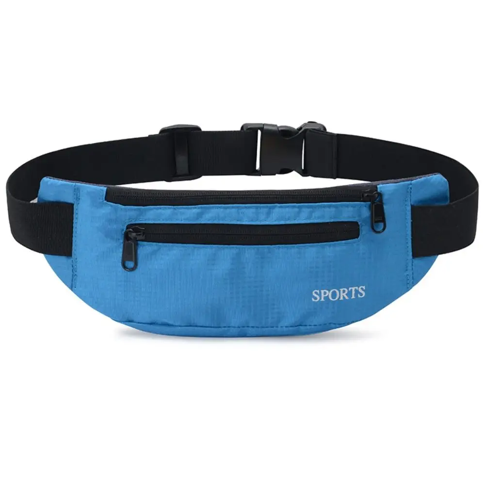 Impermeável esportes cintura pack, multi-bolso, resistente ao desgaste, multifuncional, elástico