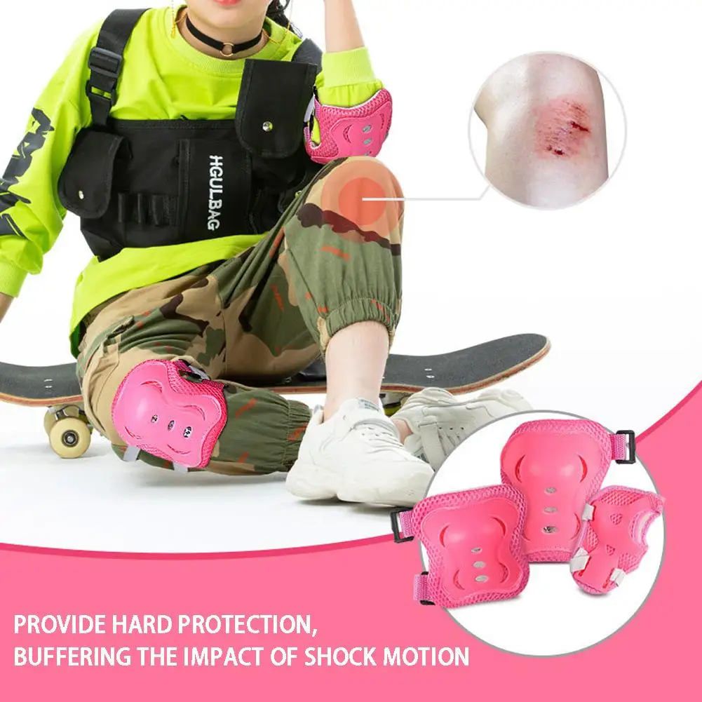 Kids Children Knee Pads Bike Skateboard Skating Cycling Protection Elbow Guard Scooter Children Protector