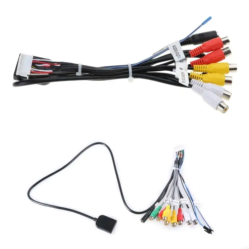 U2JE Auto-Stereo-Kabelbaum-Adapter mit 8/7 weiblichen Radioanschlüssen